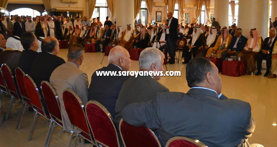 بالصور  .. صلح عشائري بين قبيلة بني صخر "الفايز والشوابكة" 