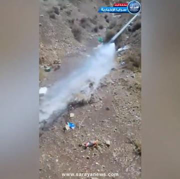بالفيديو  ..  هدر للمياه في احد مناطق الكرك  ..  والمياه لسرايا: تم التعامل مع العطل خلال ساعة 