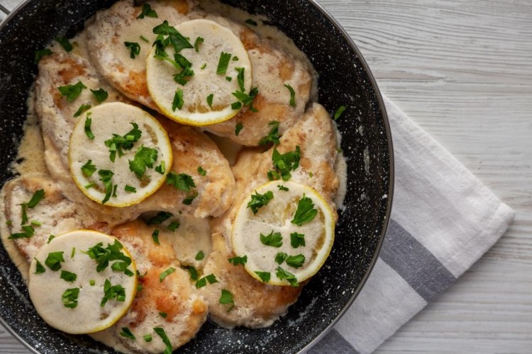 سمك بالطحينة بدون فرن