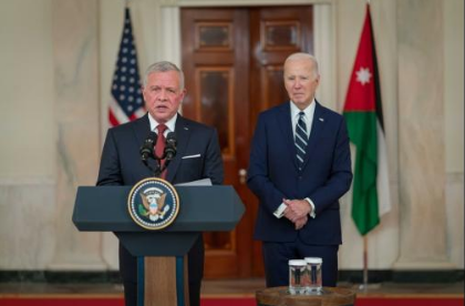 خلال اتصال هاتفي الملك للرئيس الأمريكي جو بايدن: الأردن لن يكون ساحة لحرب إقليمية