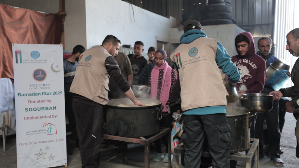 "الخيرية الهاشمية" مستمرة بـ"تكية الإطعام" في غزة رغم إغلاق المعابر