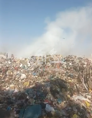 حريق في مكب نفايات بمدينة الشرق في الزرقاء يثير استياء المواطنين  ..  فيديو 