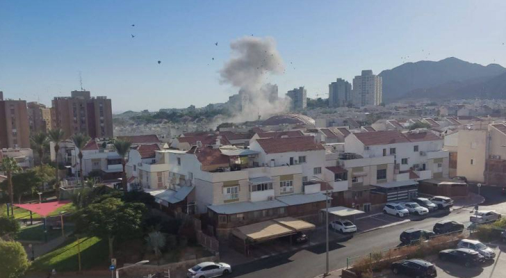 دوي انفجار قوي في مدينة ام الرشراش "إيلات" على البحر الأحمر - فيديو 