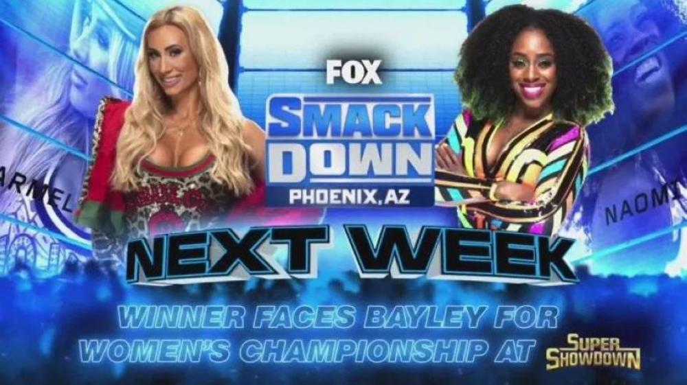 أول نزال نسائي على لقب SmackDown للسيدات بالسعودية