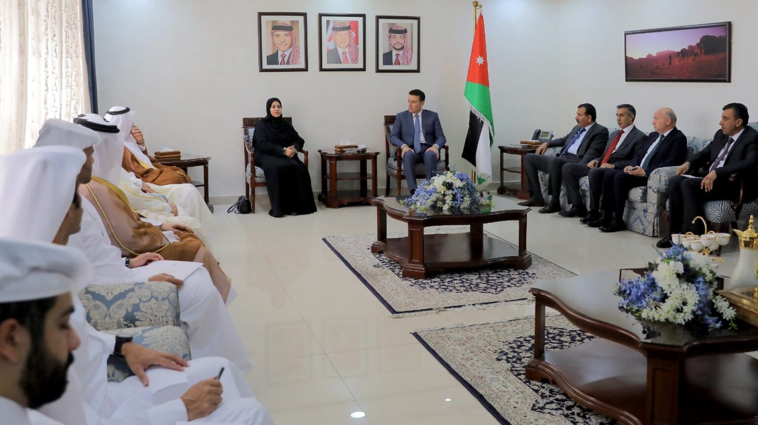 رئيس مجلس النواب يلتقي نائب رئيس مجلس الشورى القطري
