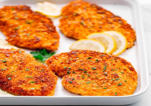 دجاج مقلي بالليمون