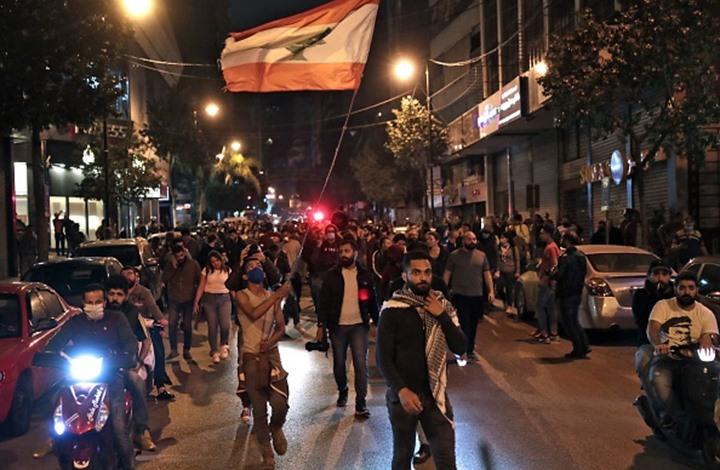 عشرات الجرحى باحتجاجات في لبنان
