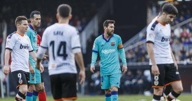 برشلونة يسقط أمام فالنسيا