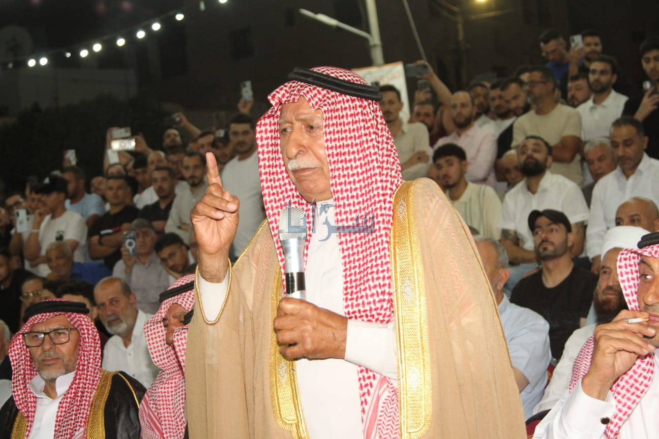 عطوة اعتراف من آل اللحام إلى آل برغل يقودها الشيخان طراد الفايز وعياش كريشان  .. صور