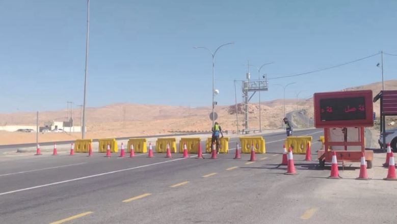 الدوريات الخارجية: تحويل حركة السير بالكامل على طريق طلوع النقب الجديد