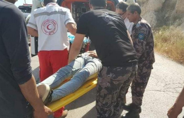 ثلاث اصابات في حادث سير على مفرق طمون بمحافظة طوباس
