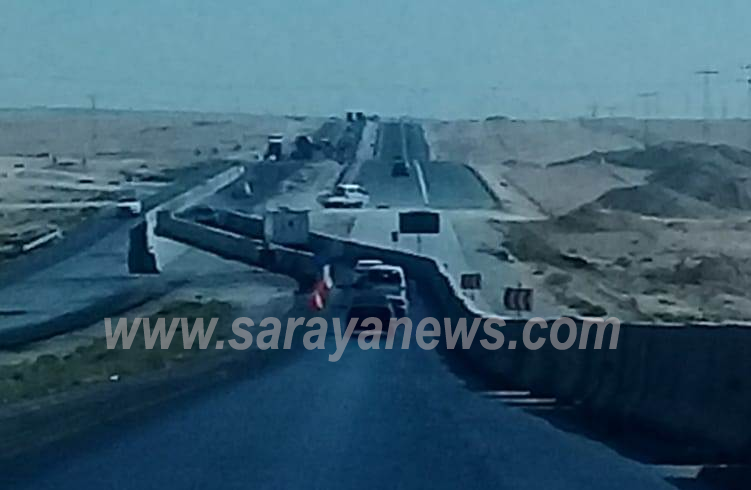 بالصور ..  تحويلات الطريق الصحراوي تضاعف من وقوع الحوادث
