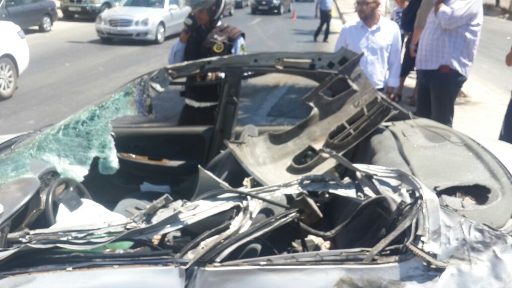 وفاتان وإصابة الفنان روحي الصفدي بحادث سير في عمان "ًصور"