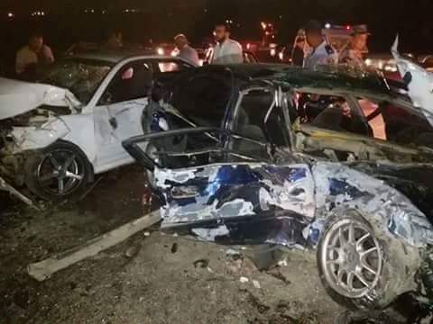 بالصور ..  وفاتان و8 اصابات بحادث سير  في اربد