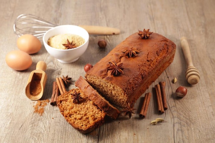 كيكة البلح بالقرفة