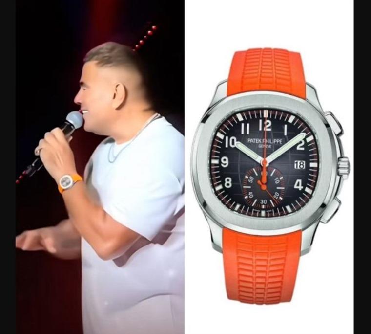 ساعة عمرو دياب حديث السوشال ميديا ..  فما السبب؟