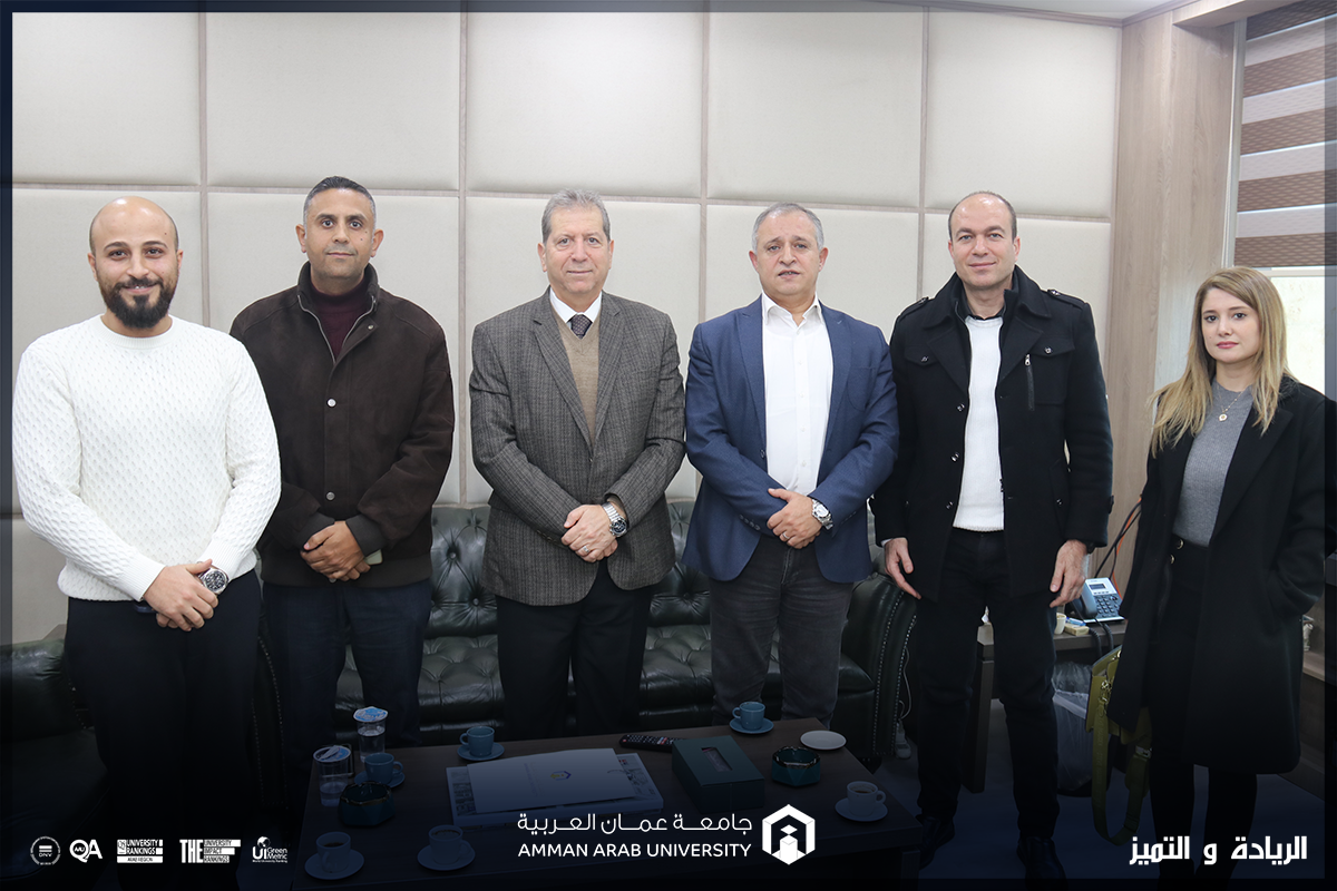 بحث تعزيز التعاون بين " عمّان العربية" و" شركة المنصة الرقمية لتطوير ريادة الأعمال"