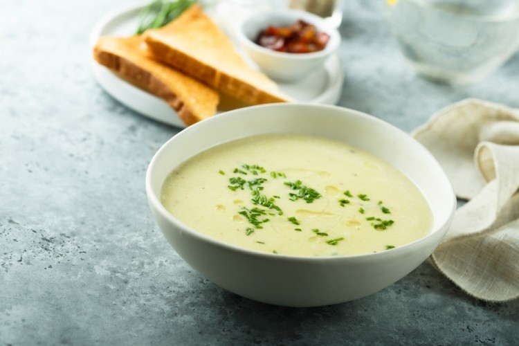 شوربة البطاطس والشوفان