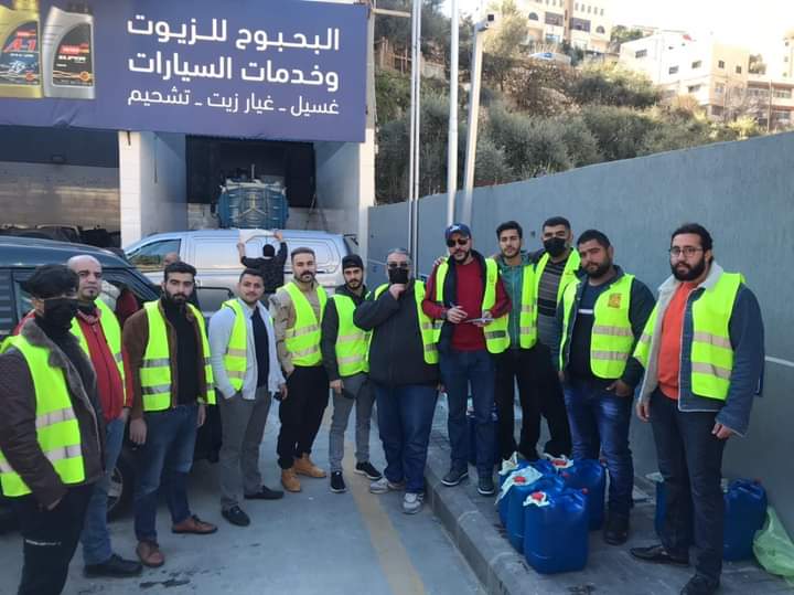 َمبادرة أبناء السلط الخير فينا لتدفئة اهالينا 