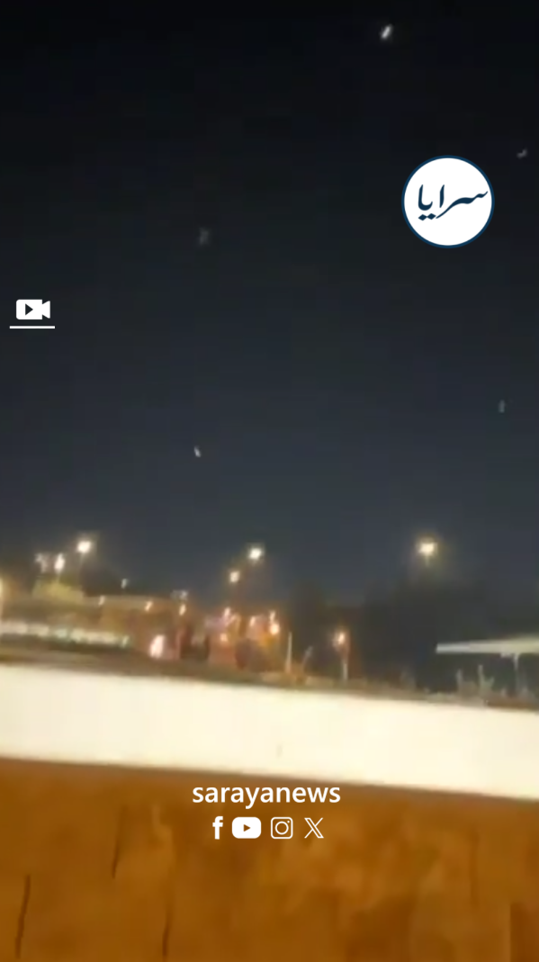 وابل من الصواريخ الايرانية تقصف تل أبيب