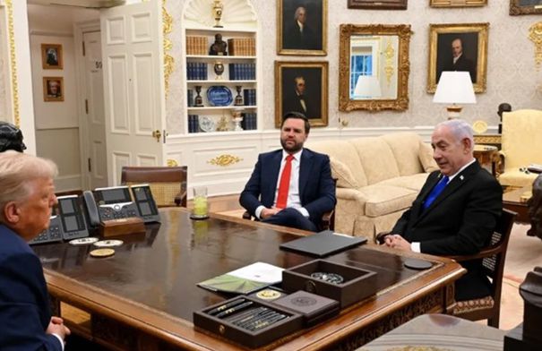  اجتماع ساعة ونصف  ..  ماذا دار بين ترامب ونتنياهو ؟