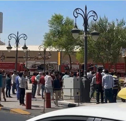 الكويت  ..  حريق ببناية في المباركية والإطفاء تتعامل معه