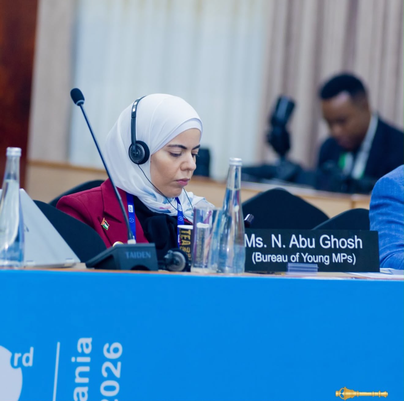 أبو غوش تؤكد لدى مشاركتها اجتماعات تنفيذية الاتحاد البرلماني الدولي أهمية تعزيز العمل البرلماني المشترك ودعم القضايا العادلة