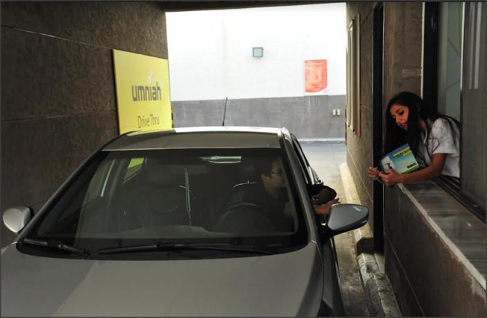 أمنية تطلق  خدمة Drive Thru” "   في محطة  توتال للتسهيل على عملائها