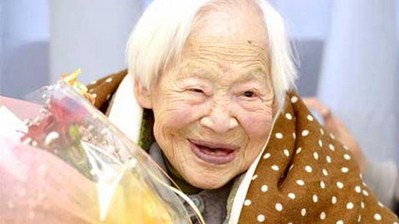 وفاة عميدة سن البشرية في اليابان