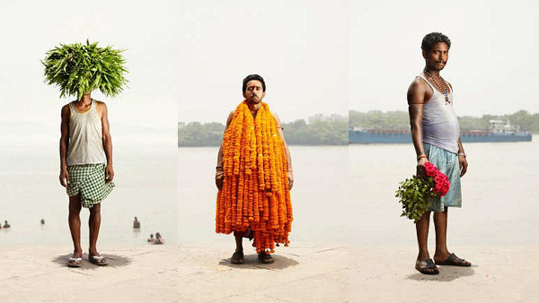 بالصور: رجال من الورود في الهند