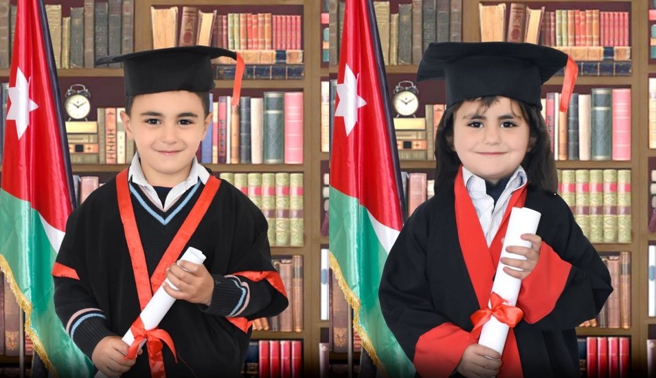 شمس و وسيم مبارك التخرج 