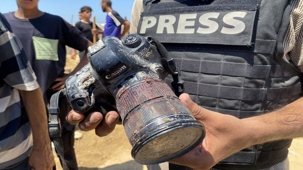 الاتحاد الدولي للصحفيين يدين قتل الصحفيين بغزة