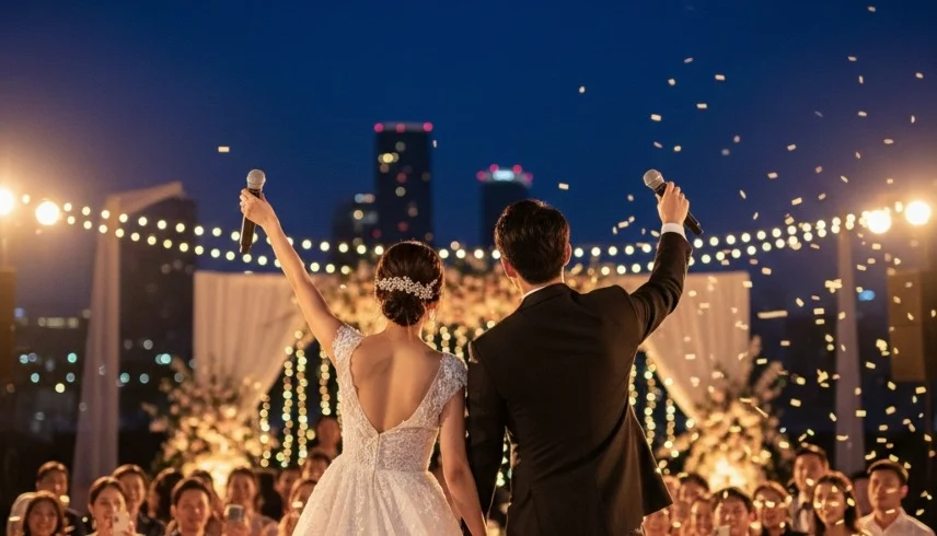  فنان شهير يقاضي عروسين بعد أدائهما أغنيته في حفل زفافهما