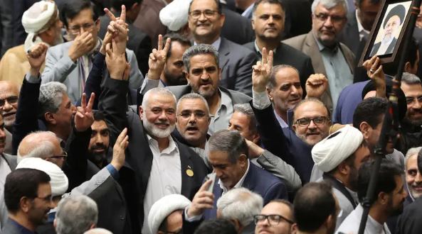 شاهد آخر ظهور لإسماعيل هنية 