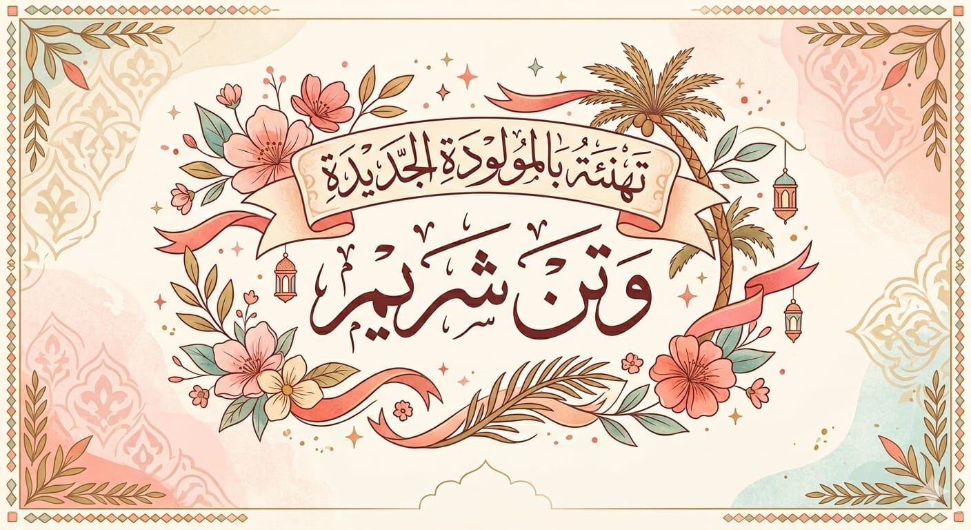  "وتن شريم" تضيء عائلة شريم بقدومها