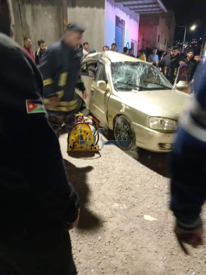 5 اصابات بحادث تدهور مركبة في منطقة ريمون بمحافظة جرش 