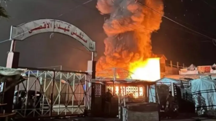 الاحتلال يقصف مستشفى شهداء الأقصى ..  ويواصل مجازره في غزة