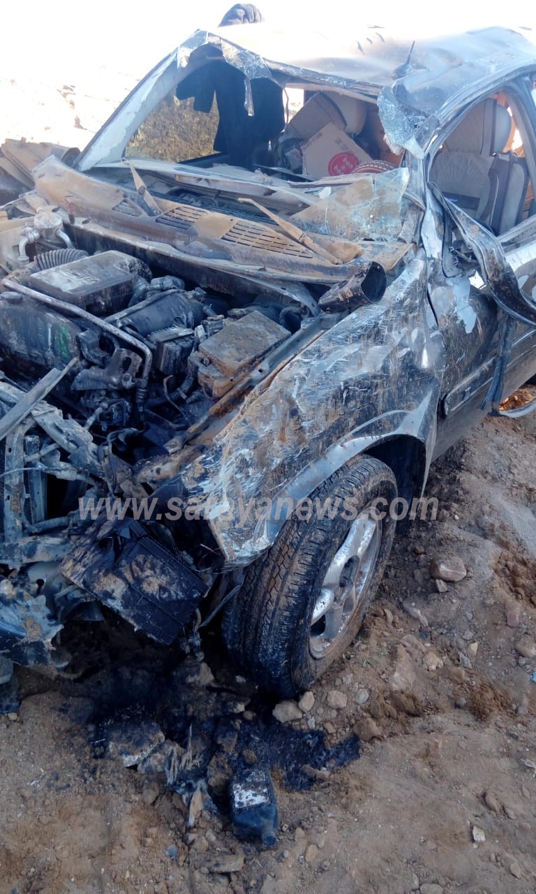 وفاة عشريني بتدهور مركبة في معان ..  صور 
