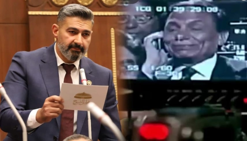 ياسر جلال يكرر مشهد "الزعيم" داخل مجلس الشيوخ ويشعل مواقع التواصل
