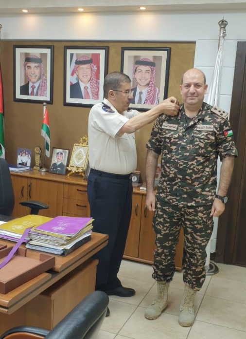 رائد أحمد الشياب مدير مكافحة التهريب   ..  مبارك الترفيع لرتبة عميد جمارك