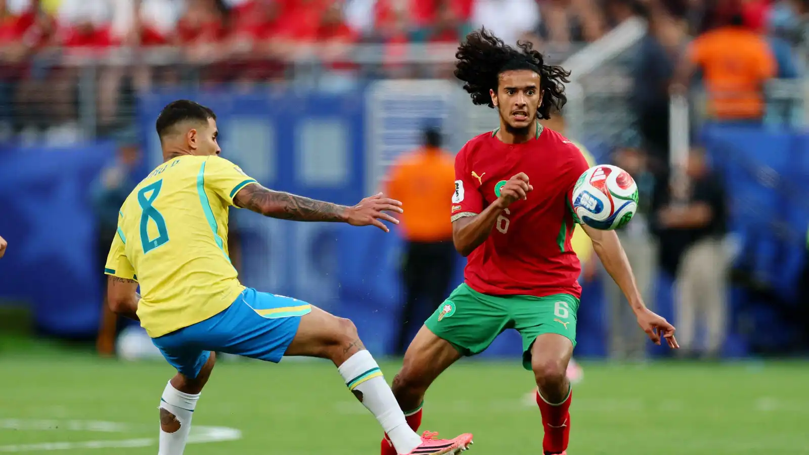 التعادل يحكم مواجهة المغرب والبرازيل في كأس العالم 