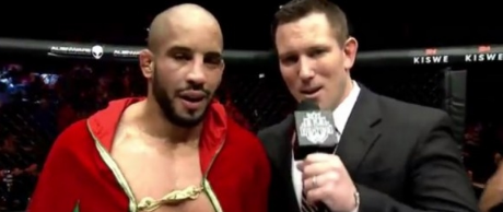 البطل العالمي في القتال الحر أبو بكر زعيتر يطيح بغريمه الأمريكي مايك أرنت  