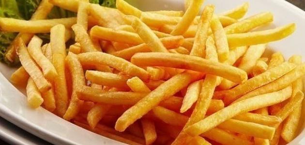 طريقة قلي البطاطس مثل المطاعم