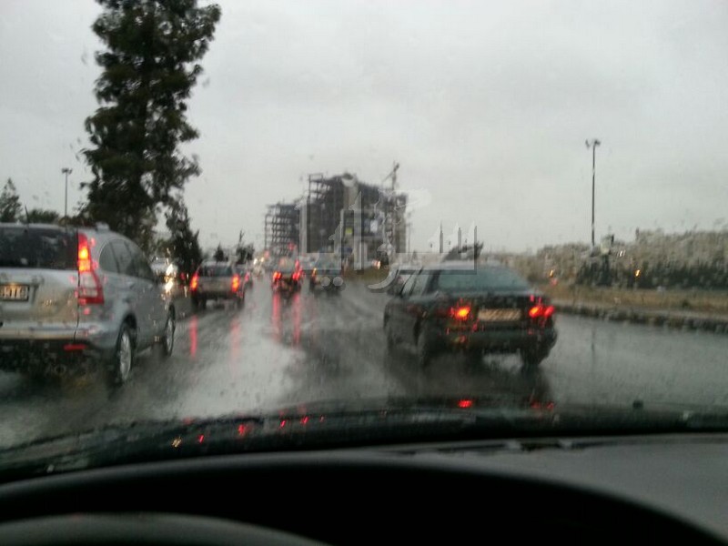 أمطار الخير و أزمة سير بشوارع عمان (صور)