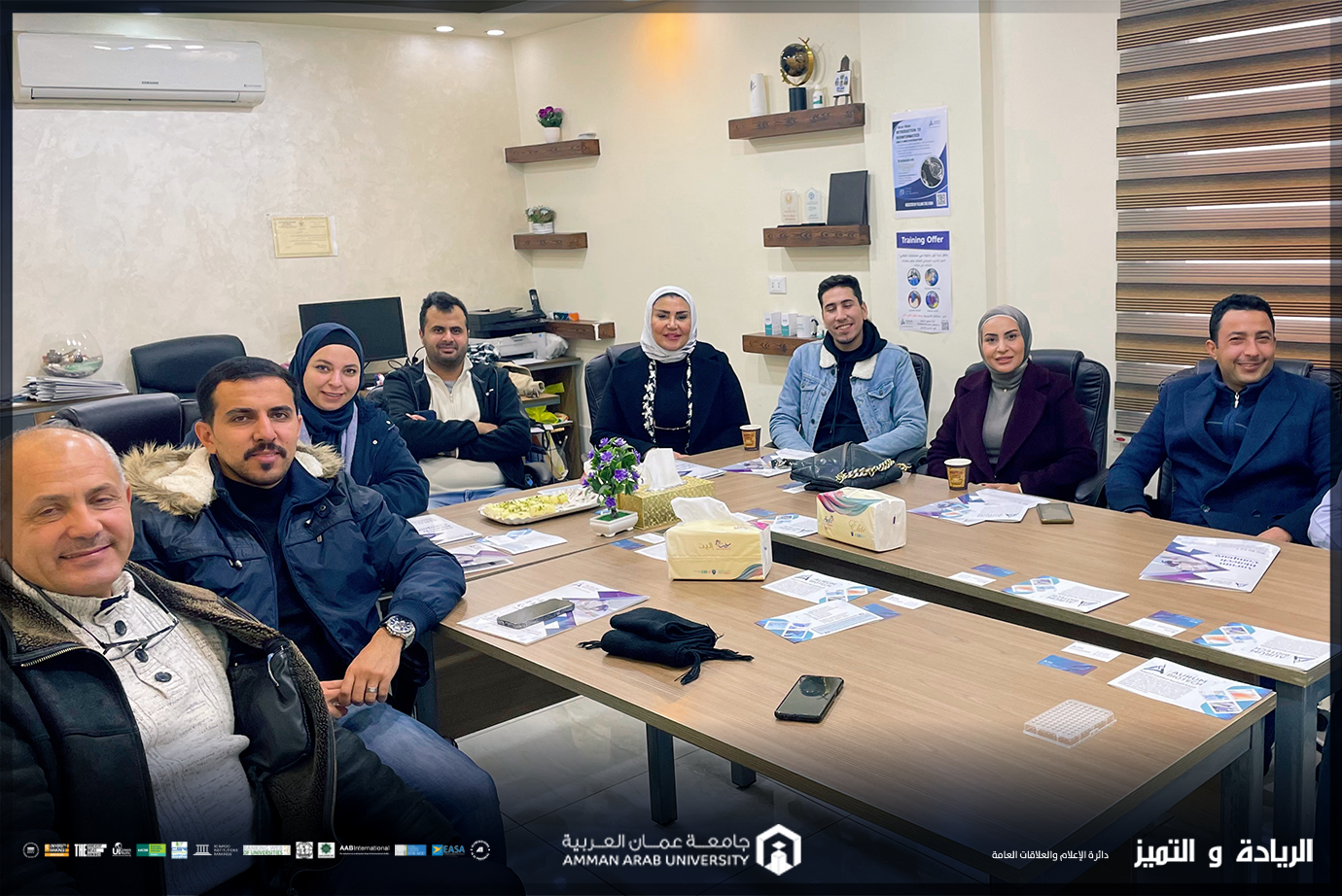 صيدلة "عمان العربية" تنظم زيارة ميدانية لمختبر أبحاث الشركة الذهبية للتقانات الحيوية