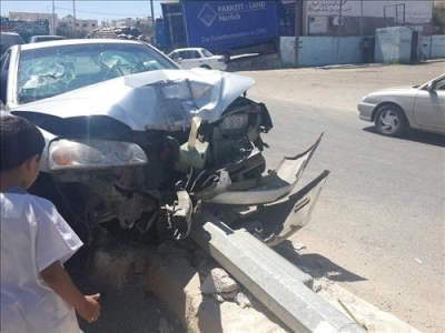 13 اصابة بحادثي سير في مادبا والكرك