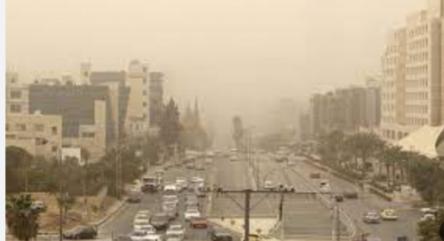  تنبيه من ارتفاع نسب الغبار في أجواء الأردن الخميس