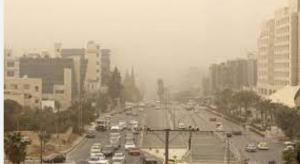  تنبيه من ارتفاع نسب الغبار في أجواء الأردن الخميس