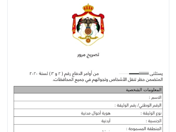 هل تصاريح الحظر الجزئي لا تزال مفعلة  ..  الحكومة تُجيب؟   ..  وثيقة