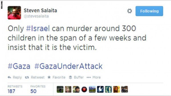طرد أستاذ أميركي بسبب تغريدات مؤيدة لغزة